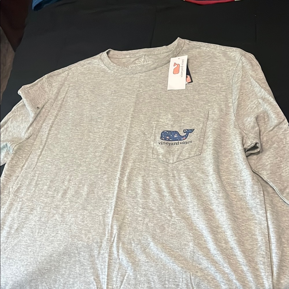Vineyard Vines Gray Long Sleeve Tee